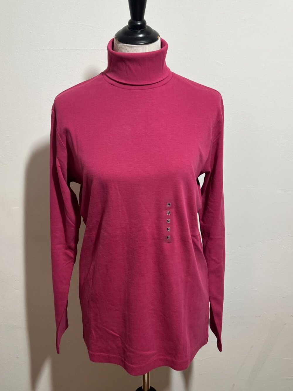 Uniqlo pink long sleeve turtle neck